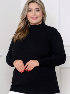 Blusa Tricô Modal Padre Plus Size - Tati Perale Modas 