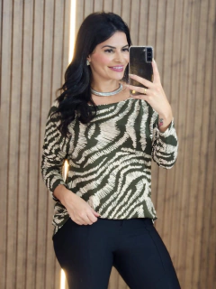 Blusa Sarah Manga Longa