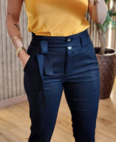 Calça Linho Capri com Elastano - loja online