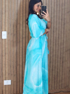 Vestido Tie die em viscolinho com forro na internet