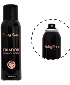 Spray Fixador De Maquiagem Aerosol Ruby Rose 150ml