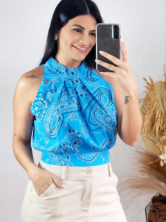 Blusa Choker