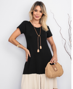 Vestido Nayla Longo Viscolycra com Fenda - loja online