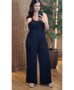 Macacão Jade Viscolinho Sarjado - loja online