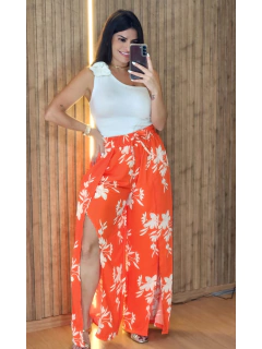 Calça Pantalona com fenda - comprar online