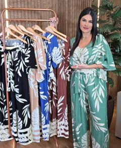 Conjunto Raquel Pantalona Viscolinho