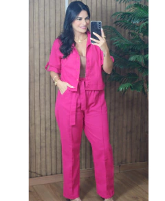 Conjunto Nicole Linho na internet