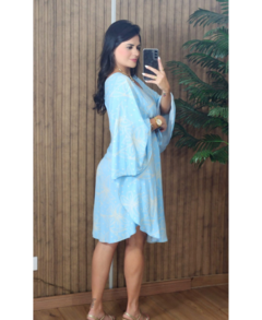 Vestido Bata Viscolinho Mel - comprar online