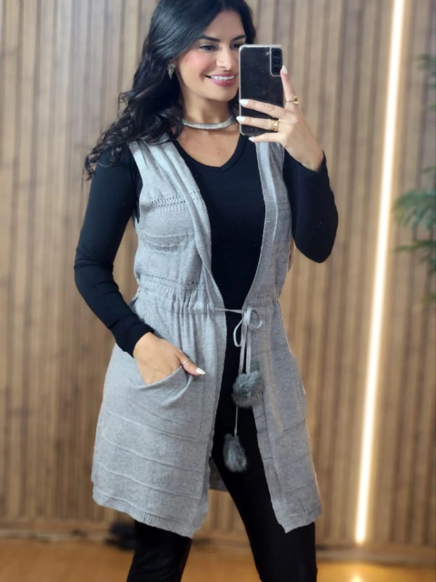 Colete Tricô Modal - comprar online