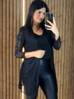 Cardigan de Tule com Pedraria - loja online