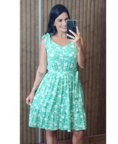 Vestido Luna Viscolycra Com amarração - loja online