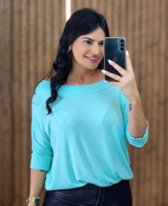 Blusa Bassi manga 3/4 - loja online