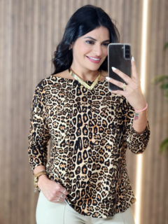Blusa Guria Manga Longa - Tati Perale Modas 