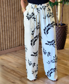Calça Pantalona Viscolinho Estampadas - loja online