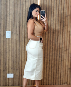 Saia Jeans Sereia Com fenda - comprar online