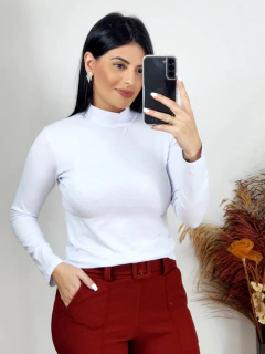 Blusa Segunda Pele gola alta Viscolycra