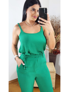 Conjunto Alice Crepe duna Regata e Calça
