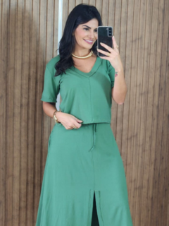 Conjunto Olivia Saia Mid - Tati Perale Modas 