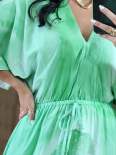 Imagem do Vestido Tie die em viscolinho com forro