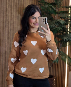 Imagem do Moletom de Coração Flanelado