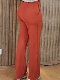 Calça Pantalona em Moletinho com elastano - loja online