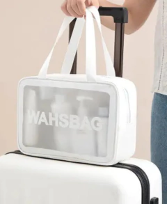 Bolsa Grande Necessaire para Maquiagem Cosméticos Divisória Mala Viagem Grande - loja online