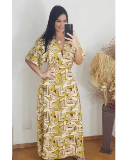 Vestido Saia e Croped Crepe duna com Amarração - loja online