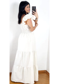 Vestido Princesa De Linho na internet