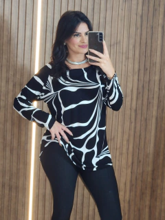 Blusa Sarah Manga Longa - comprar online