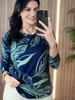 Blusa Guria Manga Longa - Tati Perale Modas 