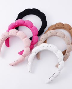 Tiara Nuvem para Cabelo Faixa De Pelúcia Skincare De Maquiagem Vivai - comprar online
