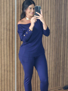 Conjunto Valéria detalhes de botões - loja online