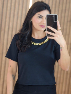 Blusa Corrente Canelada Plusize - comprar online