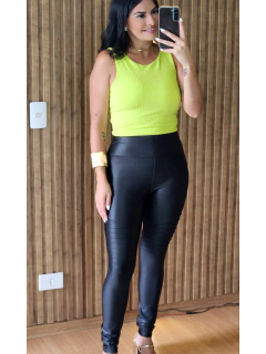 Calça Legging Tratorada Preta