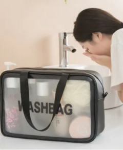 Bolsa Grande Necessaire para Maquiagem Cosméticos Divisória Mala Viagem Grande - comprar online