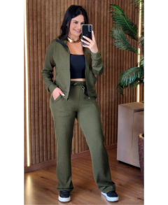 Conjunto Pantalona Tecido Anarruga manga longa - loja online