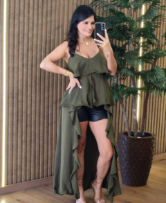 Imagem do Bata Boho Crepe duna