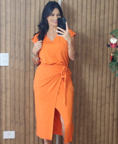 Conjunto Flora Saia Transpassada Viscolycra - comprar online