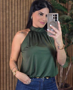 Blusa Luanda Gola choker Fluit - loja online