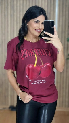 T-shirt Cerejinha - Tati Perale Modas 