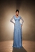 Vestido de Festa Longo em Lurex com Mangas Longas - comprar online