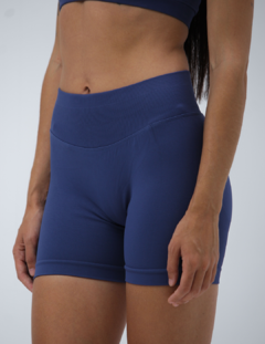 Short Seamless Azul - Slyft