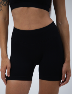 Short Seamless Negro - Slyft