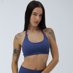 Top Seamless Azul - comprar online