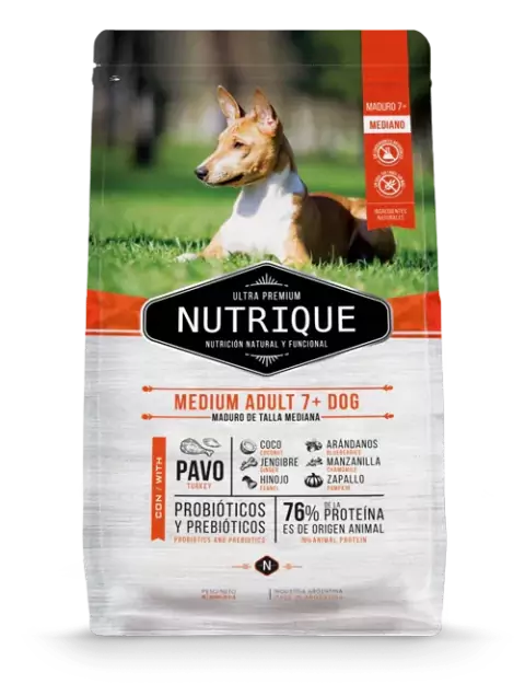 Nutrique Perro Senior Edad 7+ Raza Mediana