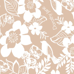 PINK BIRDS & FLOWERS