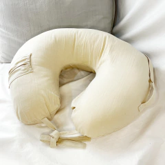 ALMOHADÓN MEDIALUNA c/bolsillo (BEIGE)