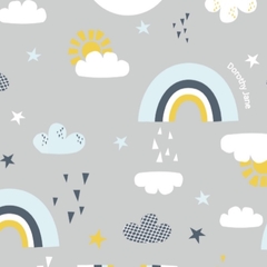 LONA IMPERMEABLE (GRAY RAINBOW) - comprar online