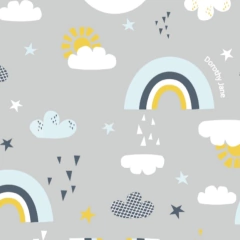 FUNDA DE BUTACA DE AUTO REVERSIBLE (GRAY RAINBOW) - comprar online