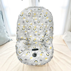 FUNDA DE BUTACA DE AUTO REVERSIBLE (GRAY RAINBOW)